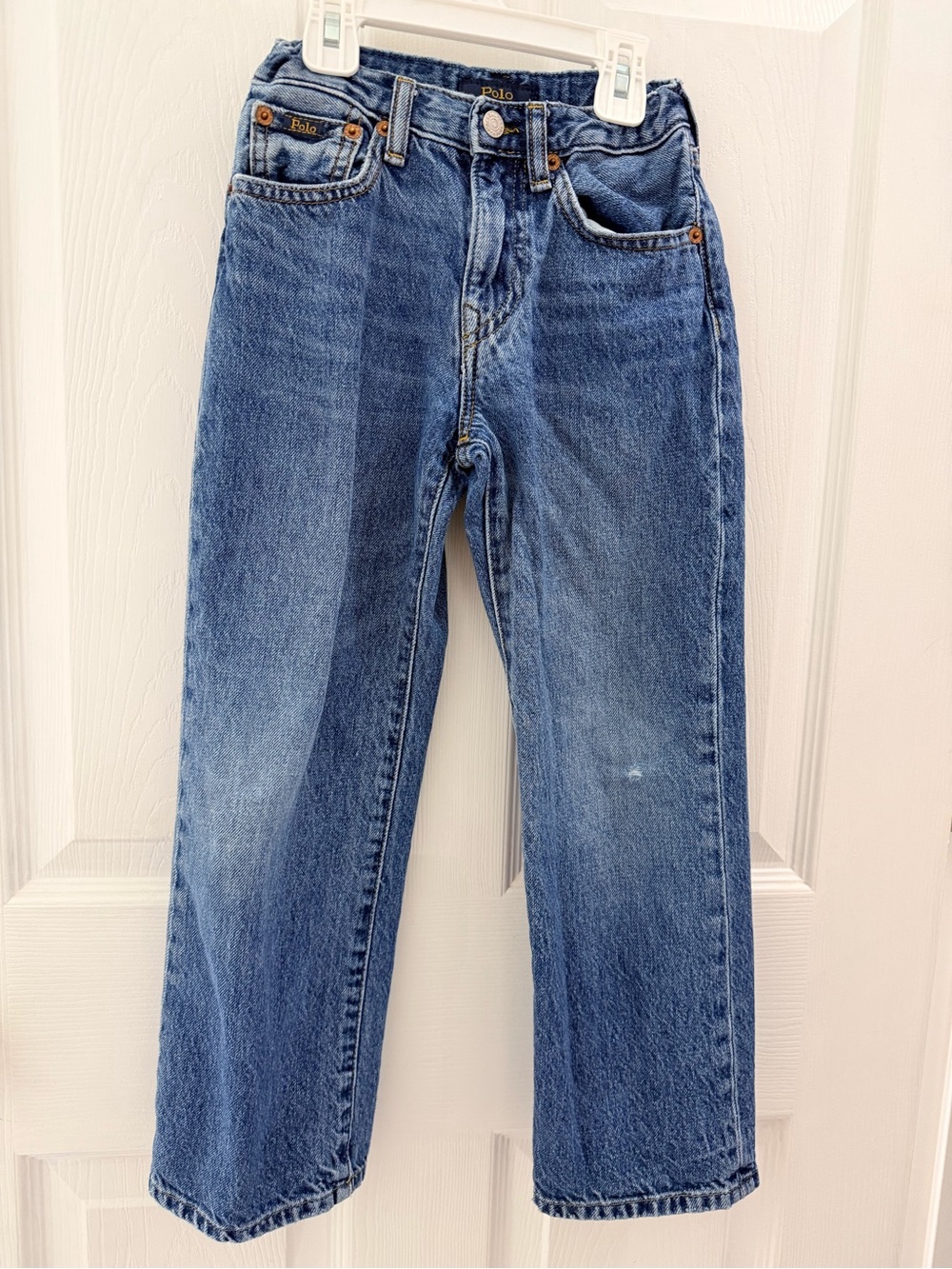 Polo Ralph Lauren Boys Size 6 Classic Blue Jeans Straight Leg Denim